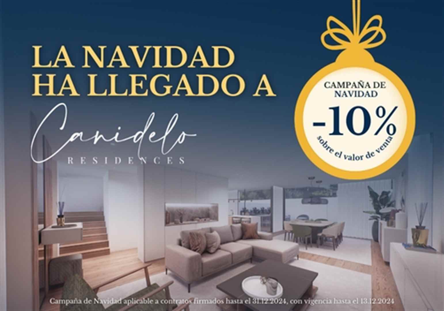 O Natal chegou ao Canidelo Residences