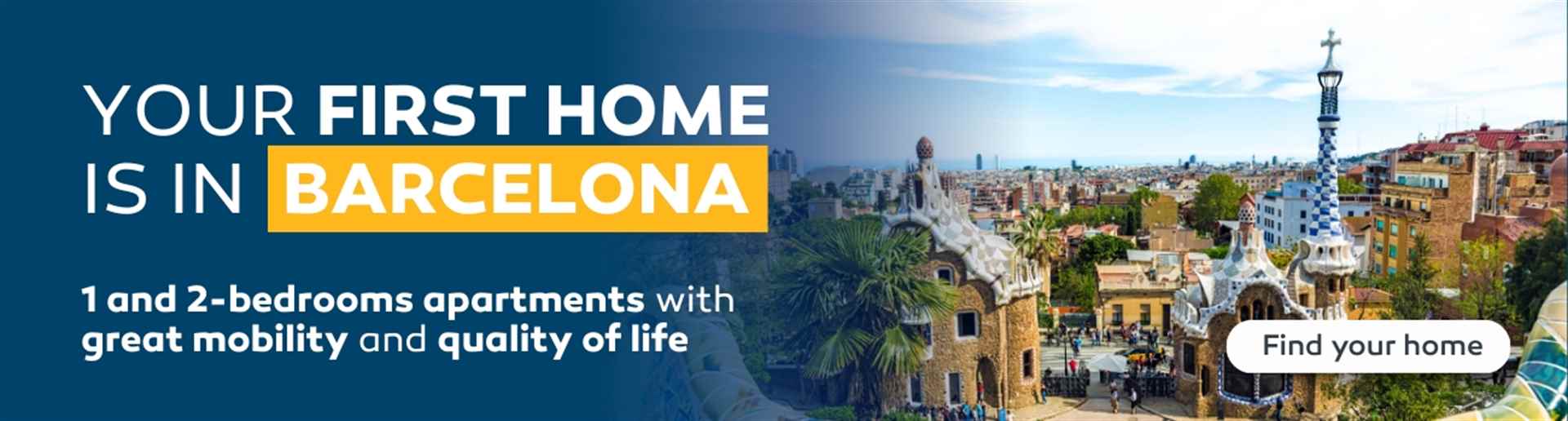 Your first home in Barcelona