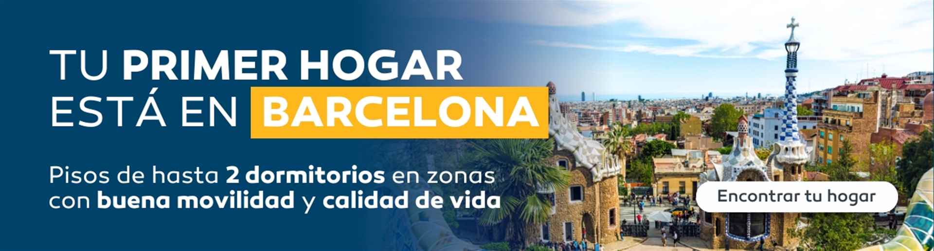 Your first home in Barcelona
