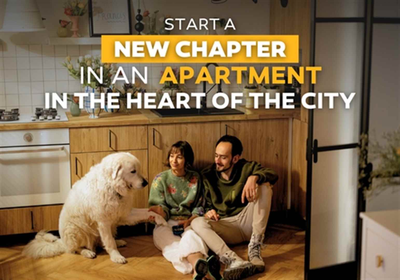 Start a new chapter in an apartment in the heart of the city