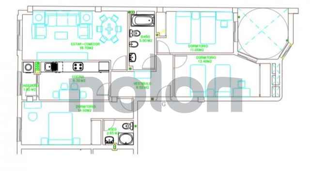 Apartamento, Coruna, A - 217953